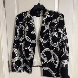 Stylish Black and White Women's Jacket
